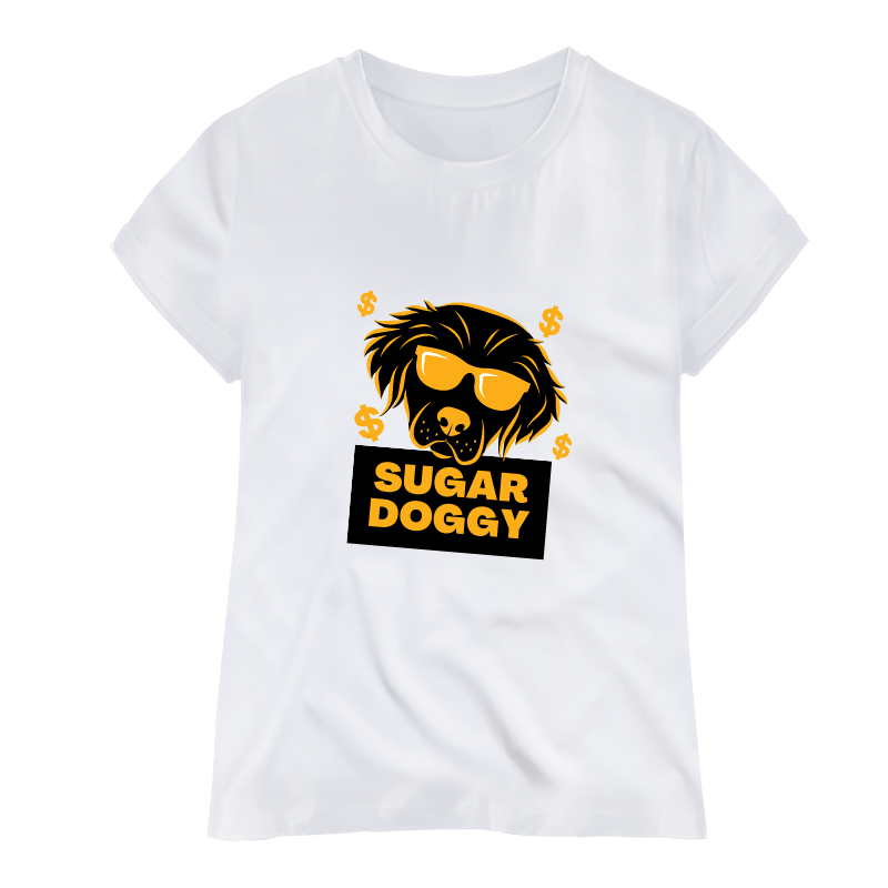 Camiseta Sugar Doggy Blanca - T-shirt