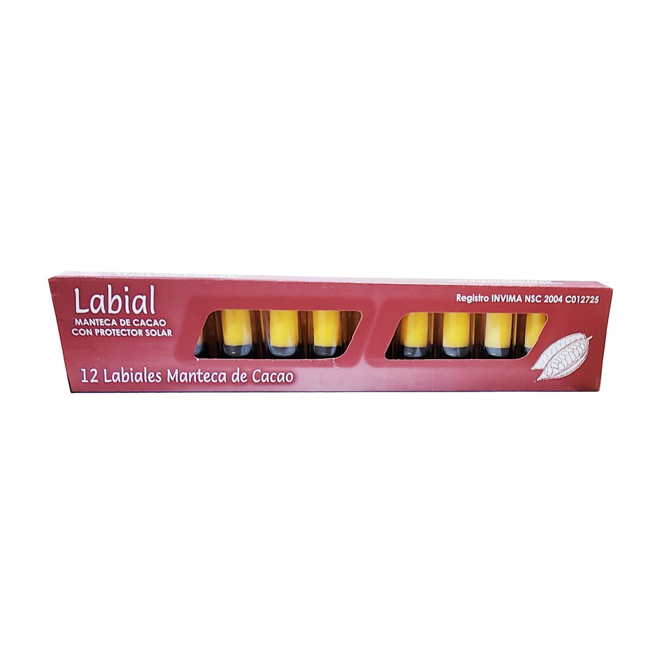 Manteca De Cacao Labial X 12u