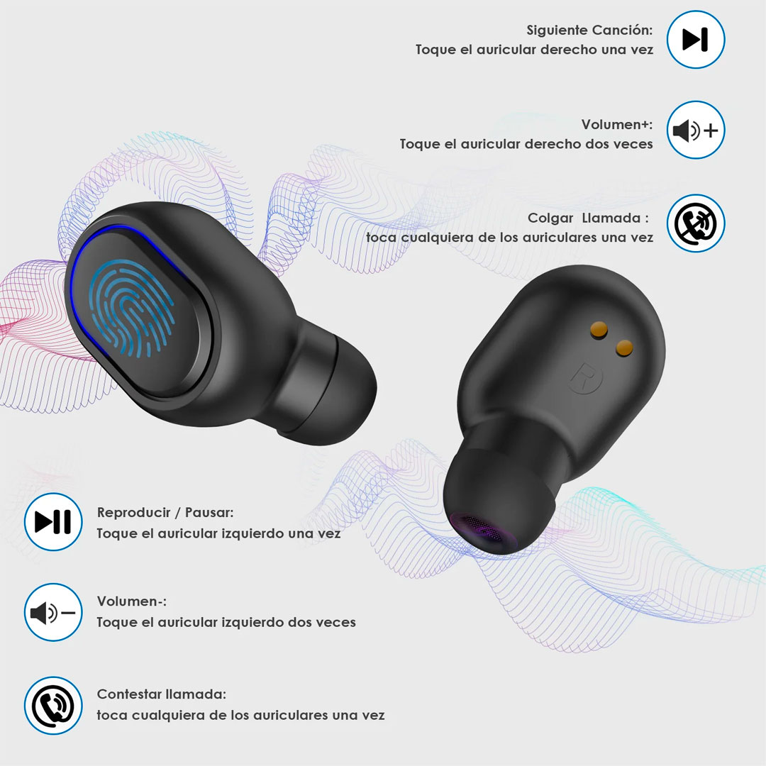 Audifonos Inalambricos AUT114 Bluetooth 1Hora (6)