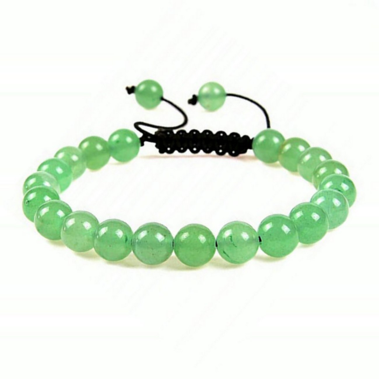 Pulsera Cuarzo Jade Tejida + Estuche