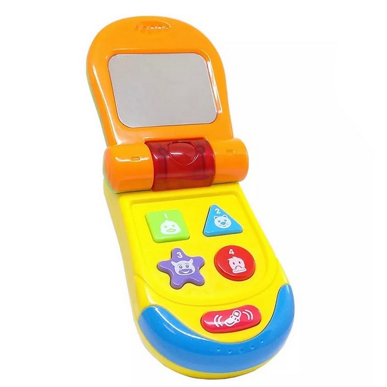 Teléfono Celular Pato Juguete Luces Bebe Niños + Baterias