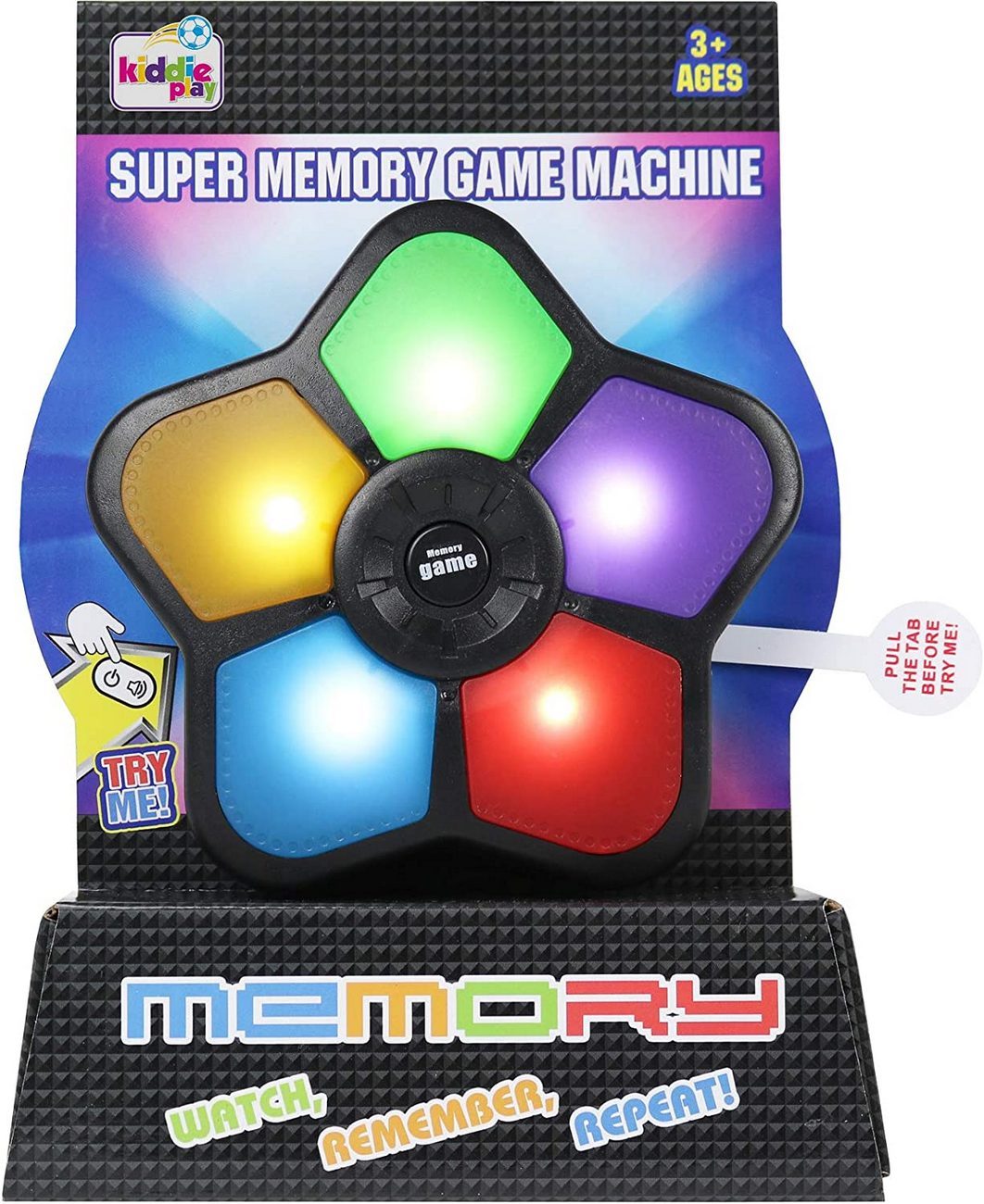 Juego De Memoria Luz Y Sonido Interactivo Estrella + Bateria