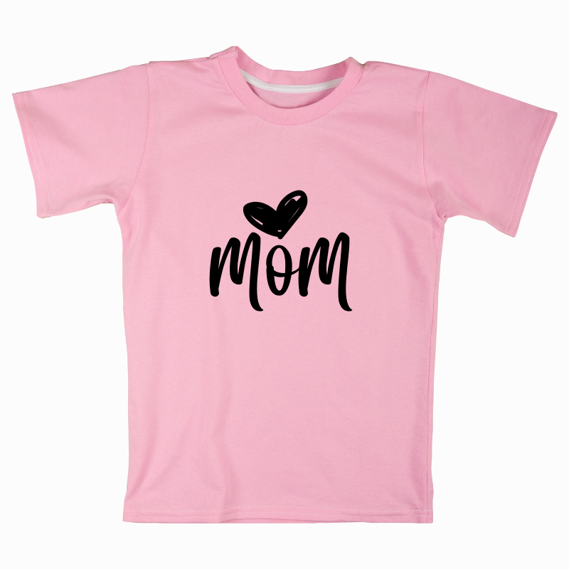 Camiseta Rosada Mom- T-shirt