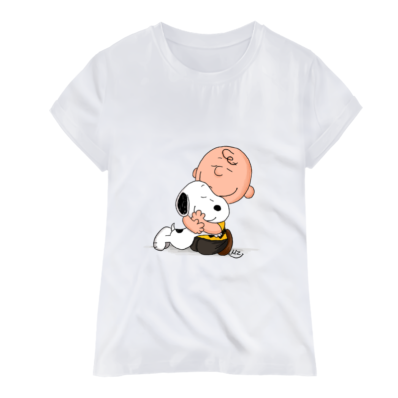 Camiseta Blanca Snoopy- T-shirt
