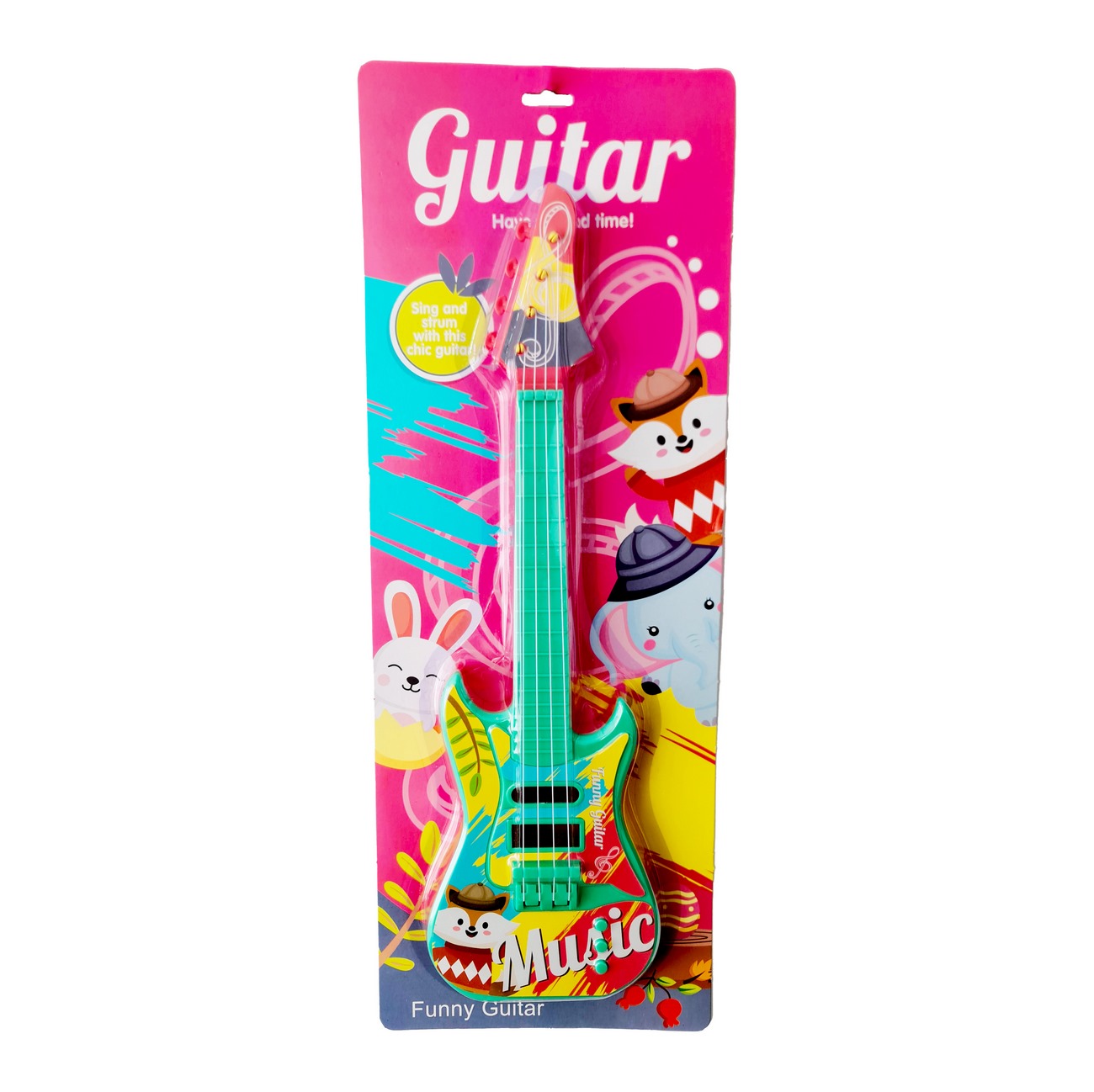 Guitarra De Juguete Para Niñas Niños Zorrito