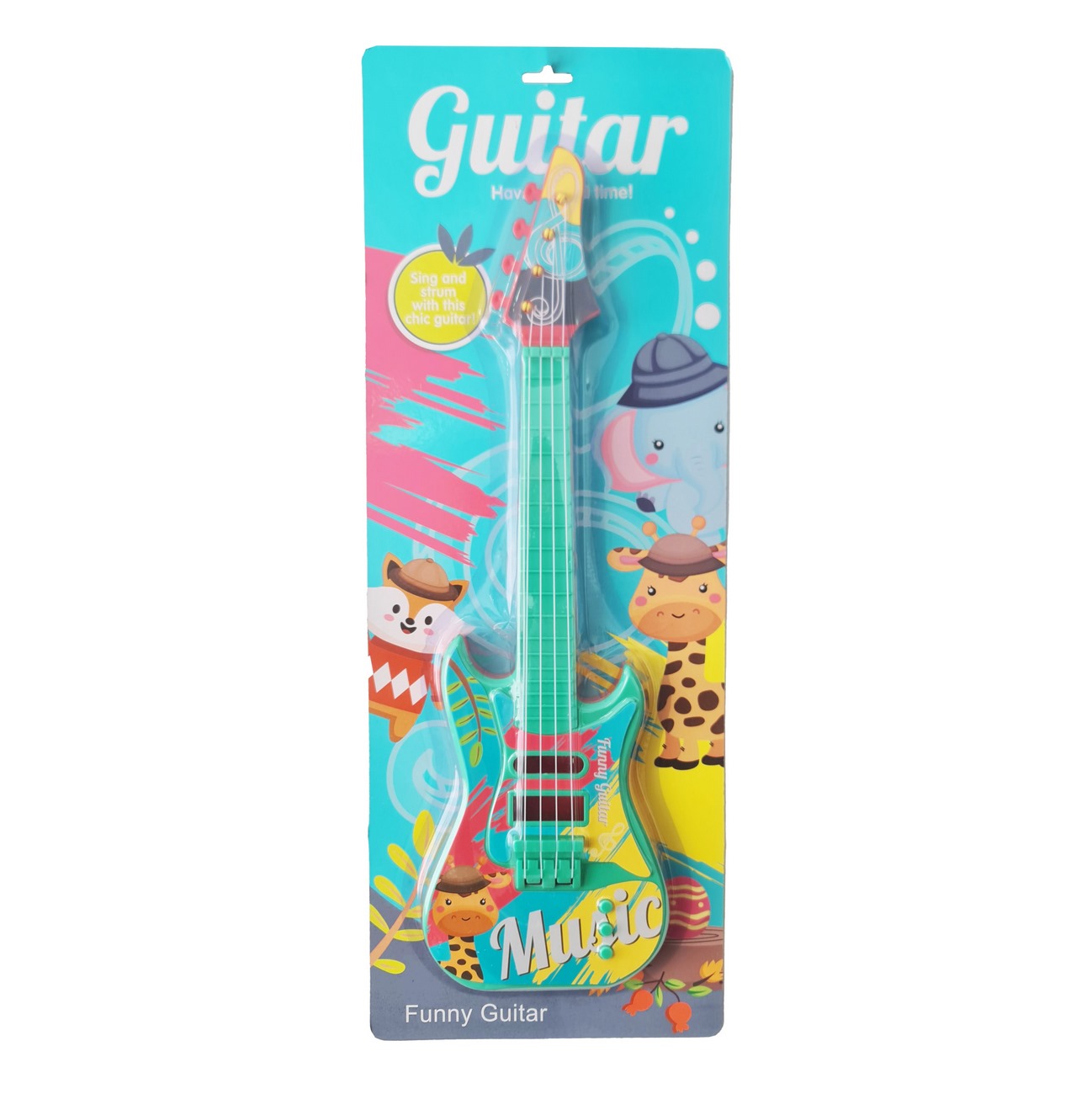 Guitarra De Juguete Para Niñas Niños Jirafa