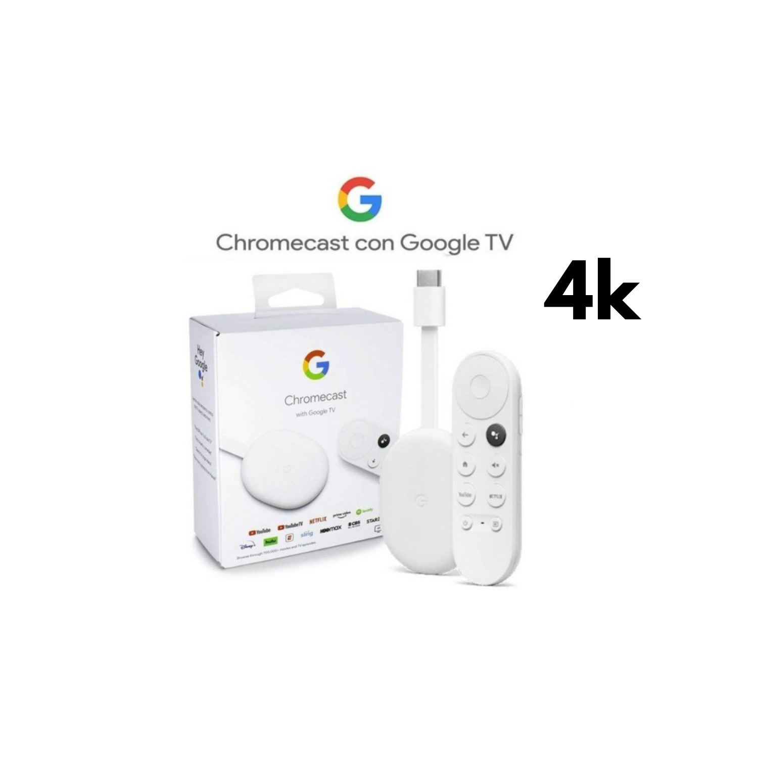Google Chromecast 4k Tv Cuarta Generación