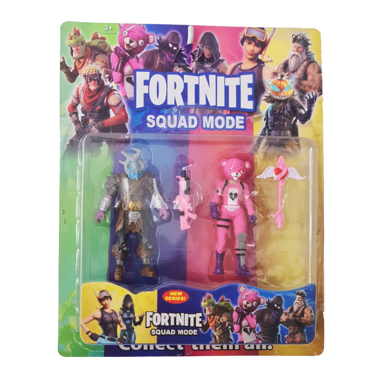 Figuras Fortnite Game Pack 2 Pcs Guerreros