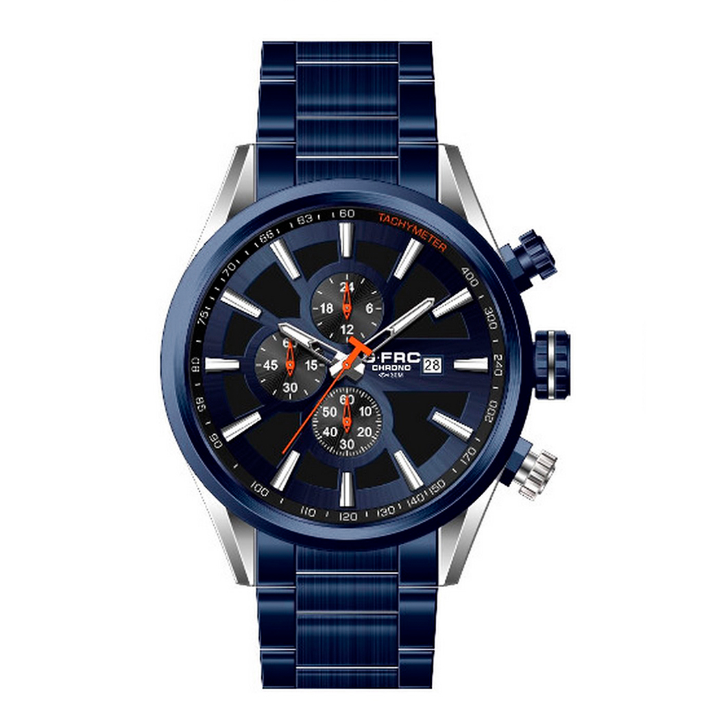 Reloj G-force Original H3651g Cronografo + Estuche