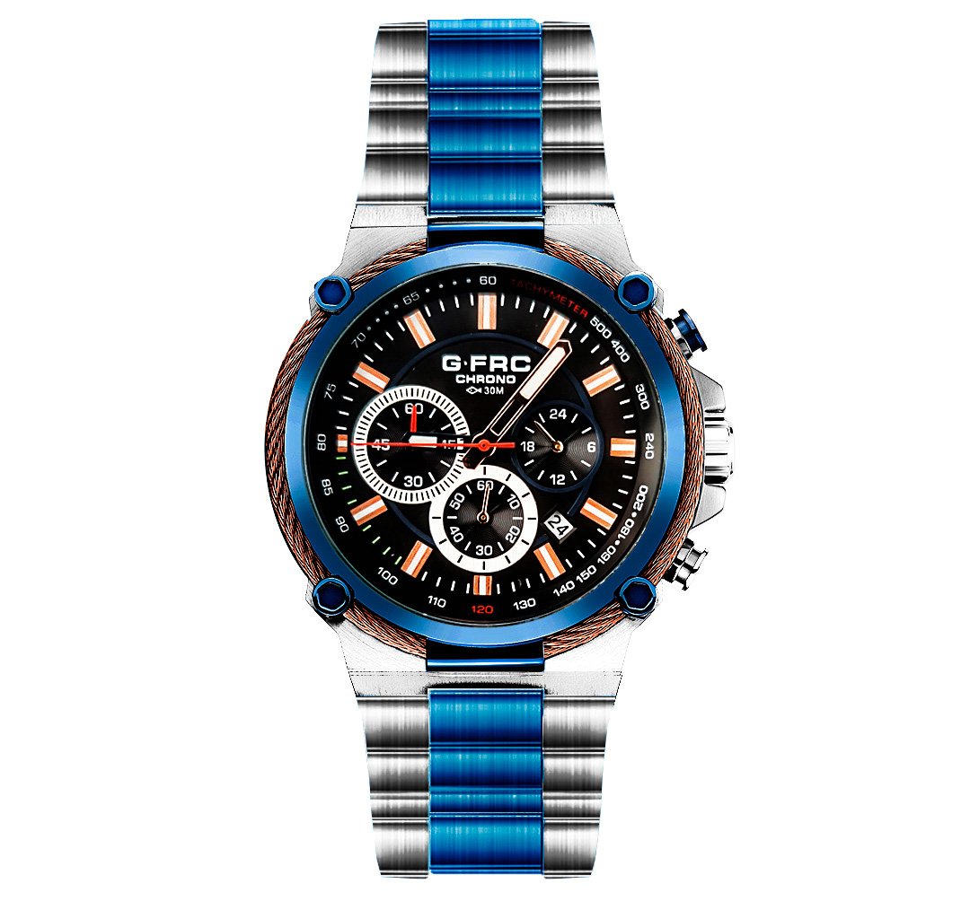 Reloj G-force Original H3829g Cronografo + Estuche