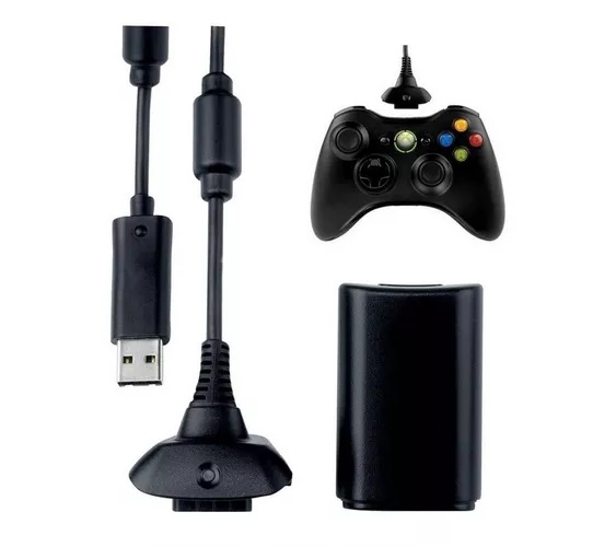 Kit Carga Y Juega Para Xbox 360