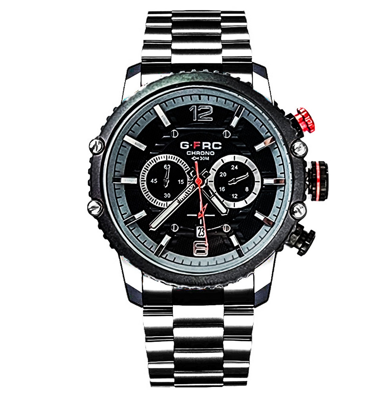 Reloj G-force Original H3835g Cronografo Acero + Estuche