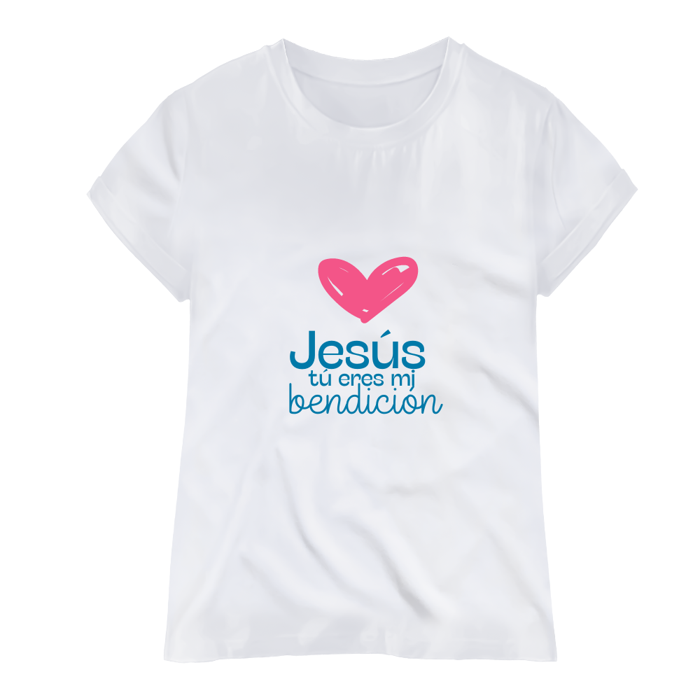 Camiseta Mujer Jesús Eres Mi Bendición