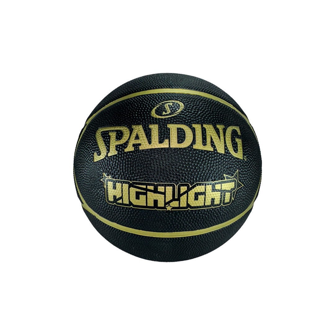 	 Balon De Baloncesto Basquetbol Original Spalding Highlight Dorado