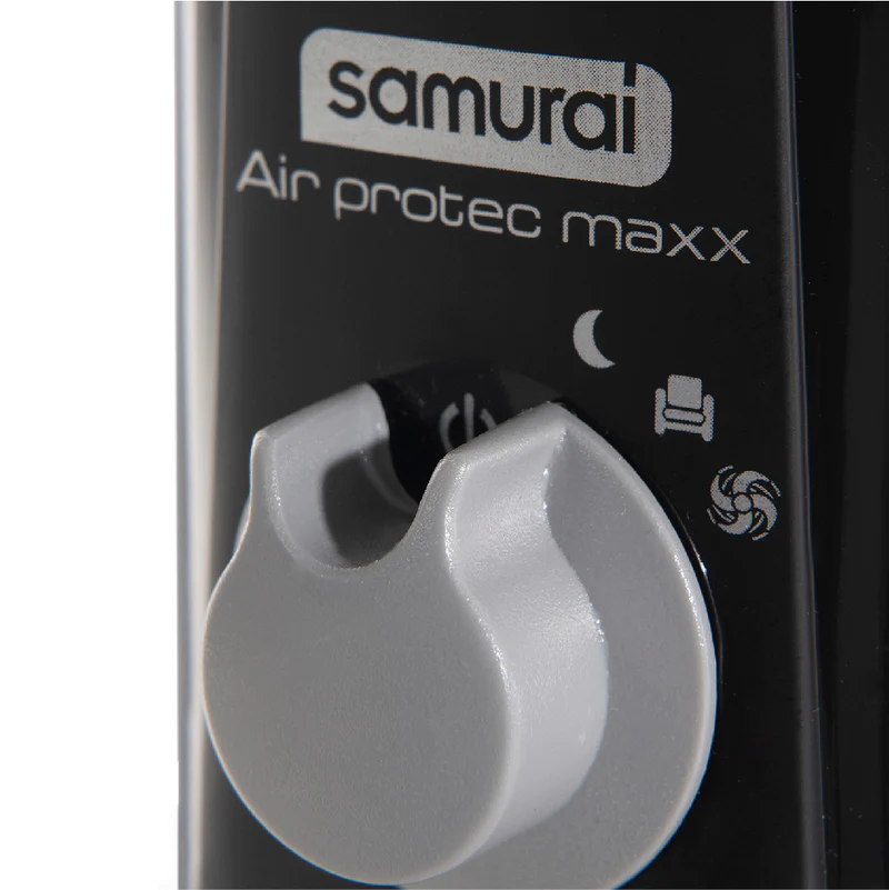 Ventilador SAMURAI AirProtec Maxx 2en1 Negro