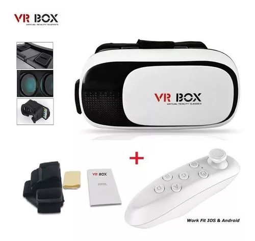 Gafas Realidad Virtual 3d + Control Bluetooth