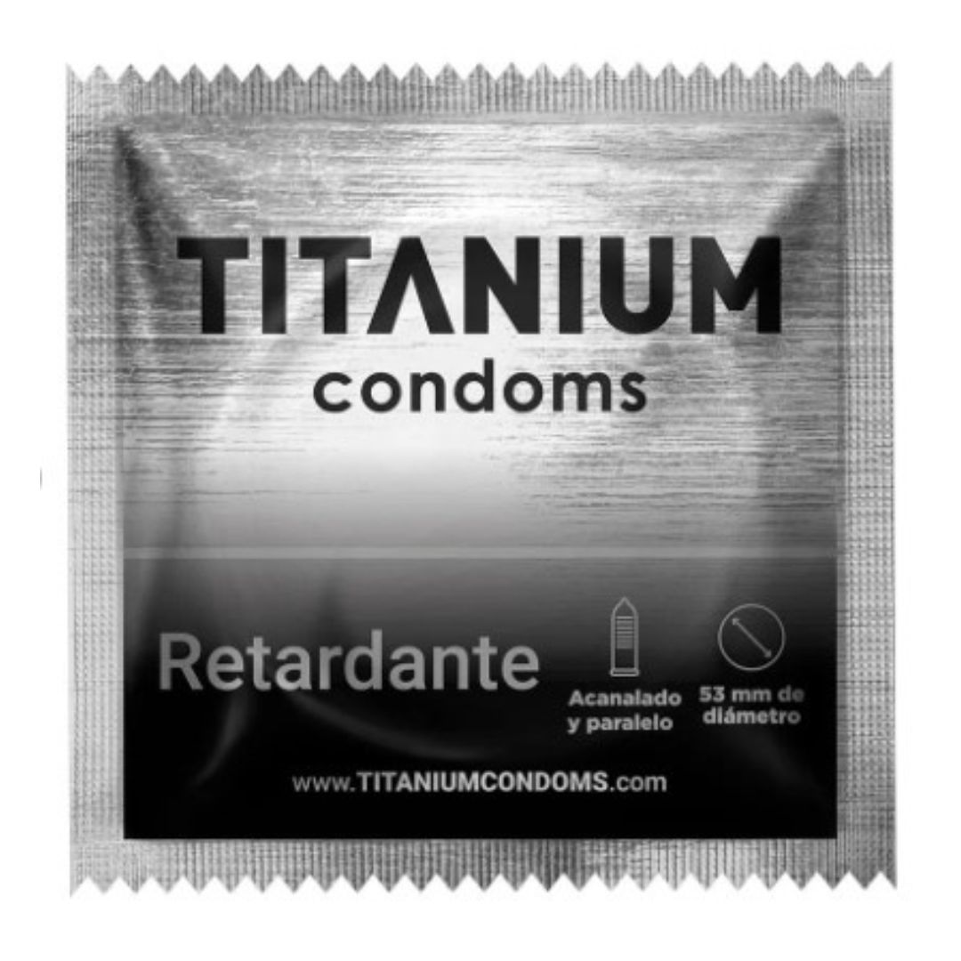Condones Titanium Retardante x 3 Unidades