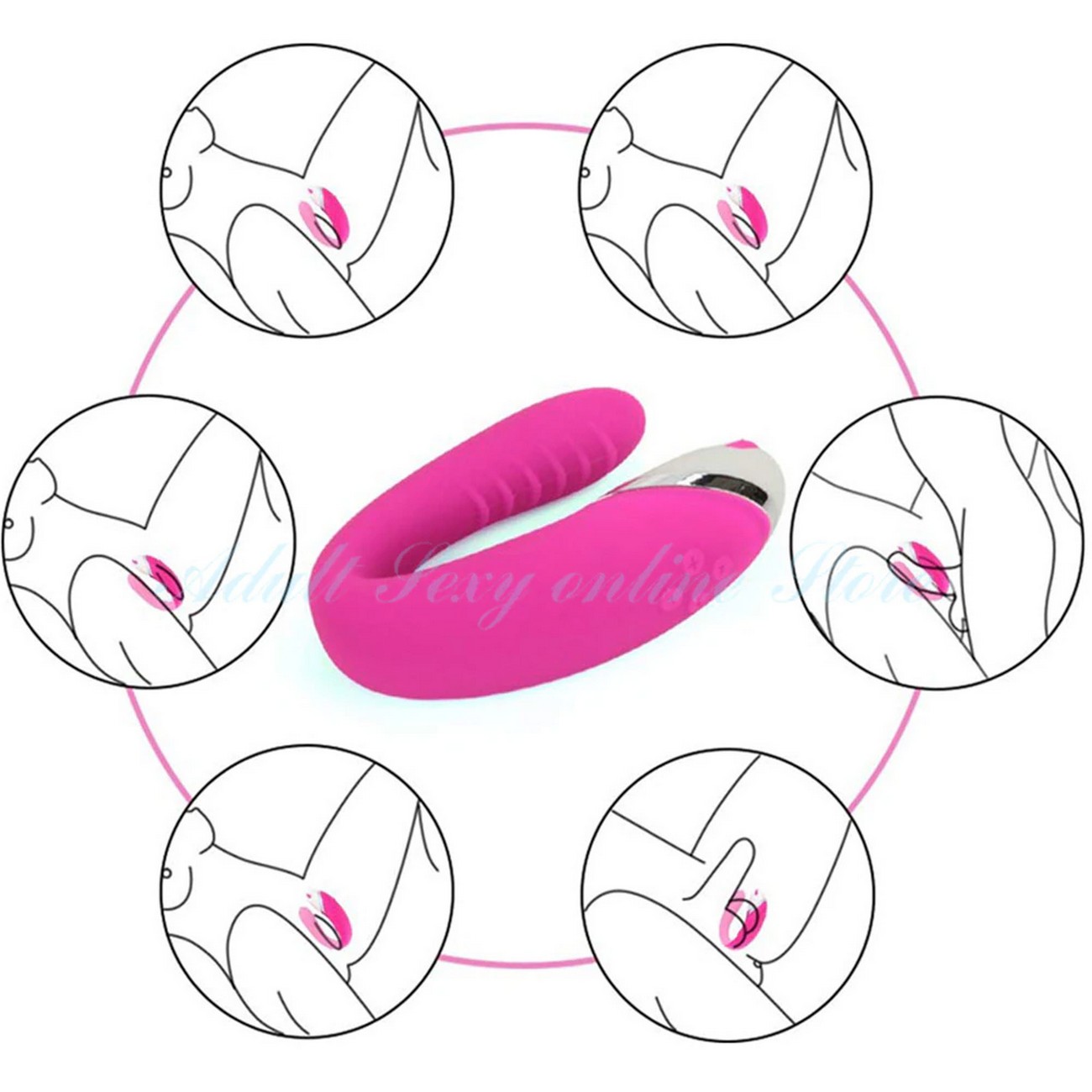 Vibrador Masage Clitoris Punto G Recargable Potente 26495-14