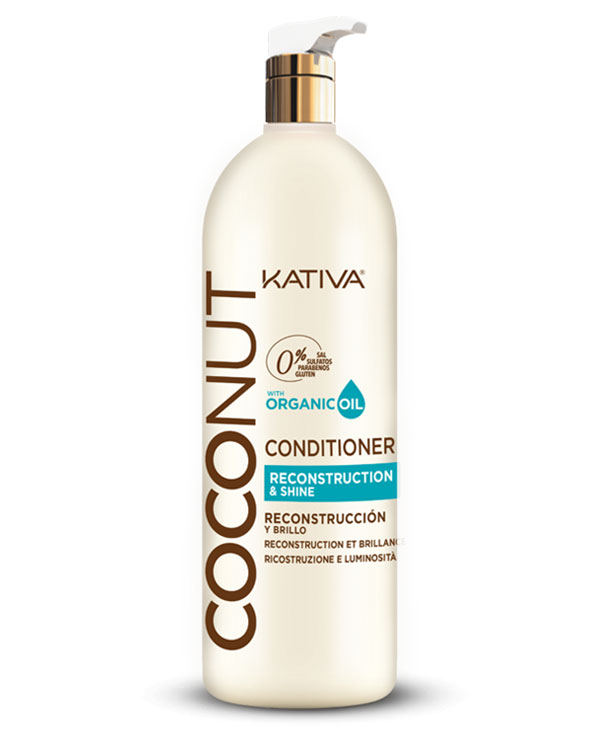 Kit Shampoo,  Acondicionador y Tratamiento Coconut Kativa 