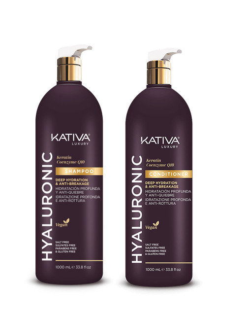 Kit Shampoo,  Acondicionador y Tratamiento Hyaluronic Kativa