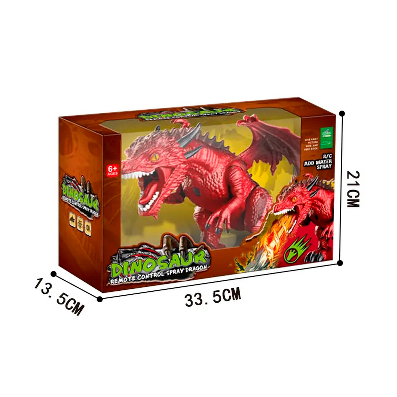 Dragón Dinosaurio Movimiento Luces Sonidos Control + Bateria