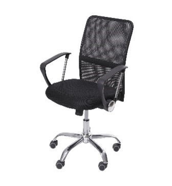 Silla 5CUATRO Oficina Escritorio Bertolini Color Negro