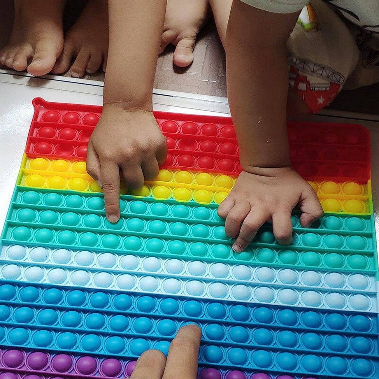 Push Pop It Circulo Tablero Juego De Dados,juguete Sensorial