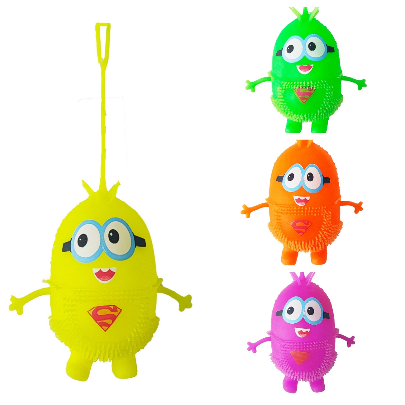 Yoyo Juguete Luces Bolitrones Minions Antiestrés X 4 Unidade