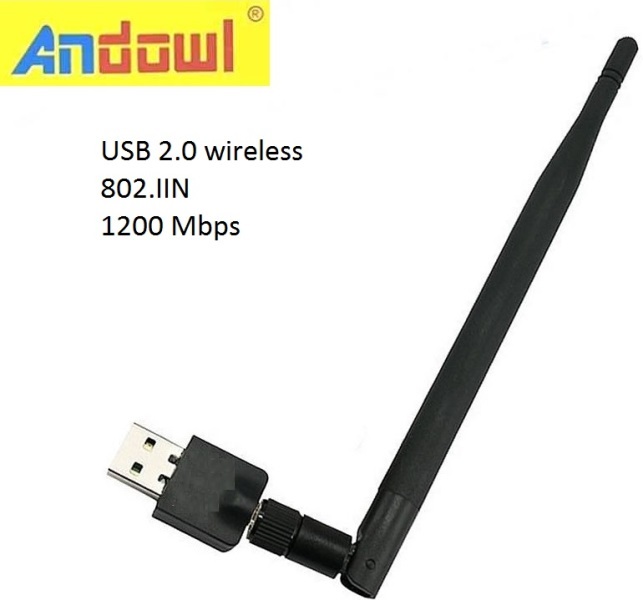 Adaptador Wifi Antena Usb 2.0 1200Mbps