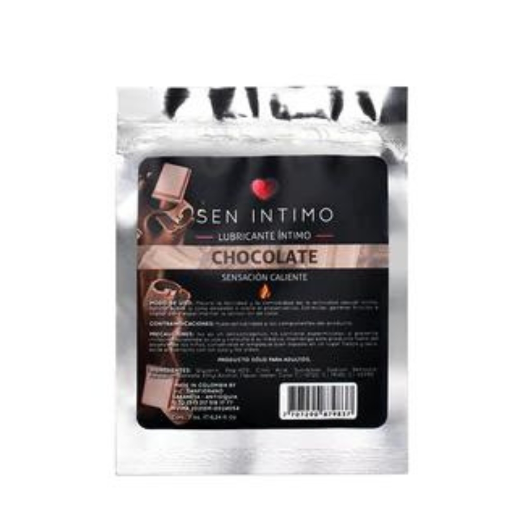 Lubricante Caliente Sachet Chocolate x 7 Ml Sen Intimo