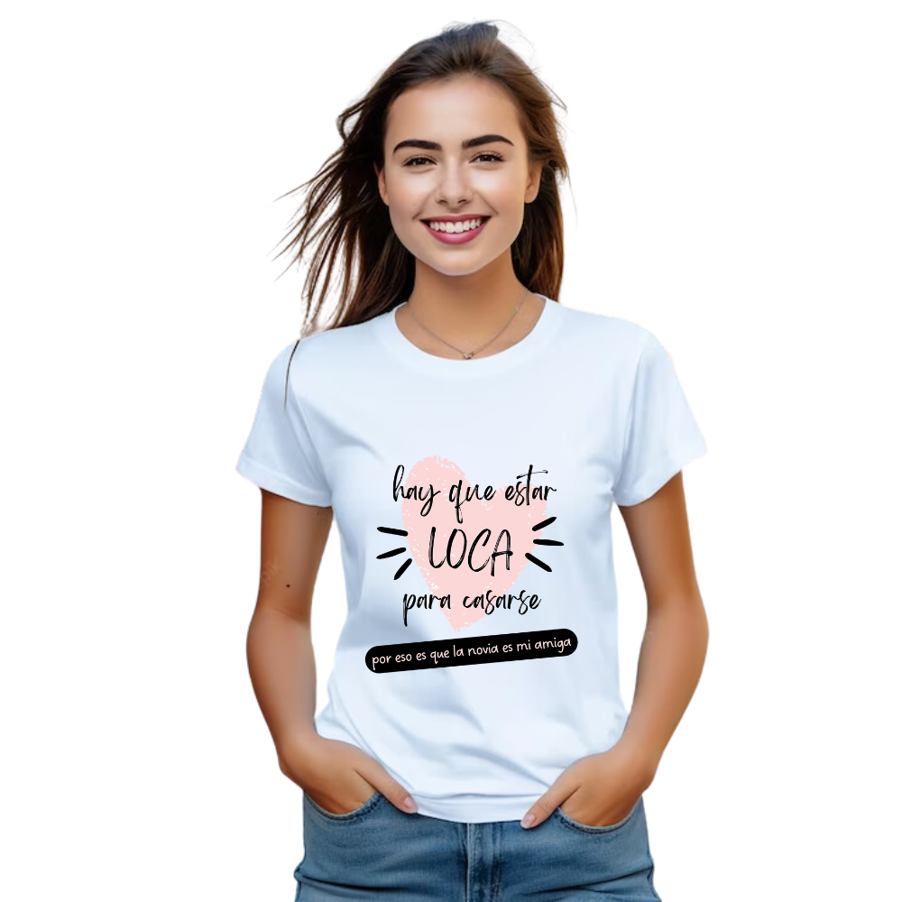 Camiseta Blanca Novia - T-shirt