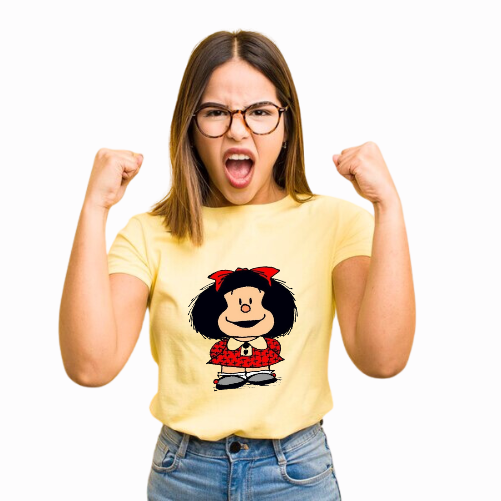 Camiseta Mafalda Amarilla - T-shirt