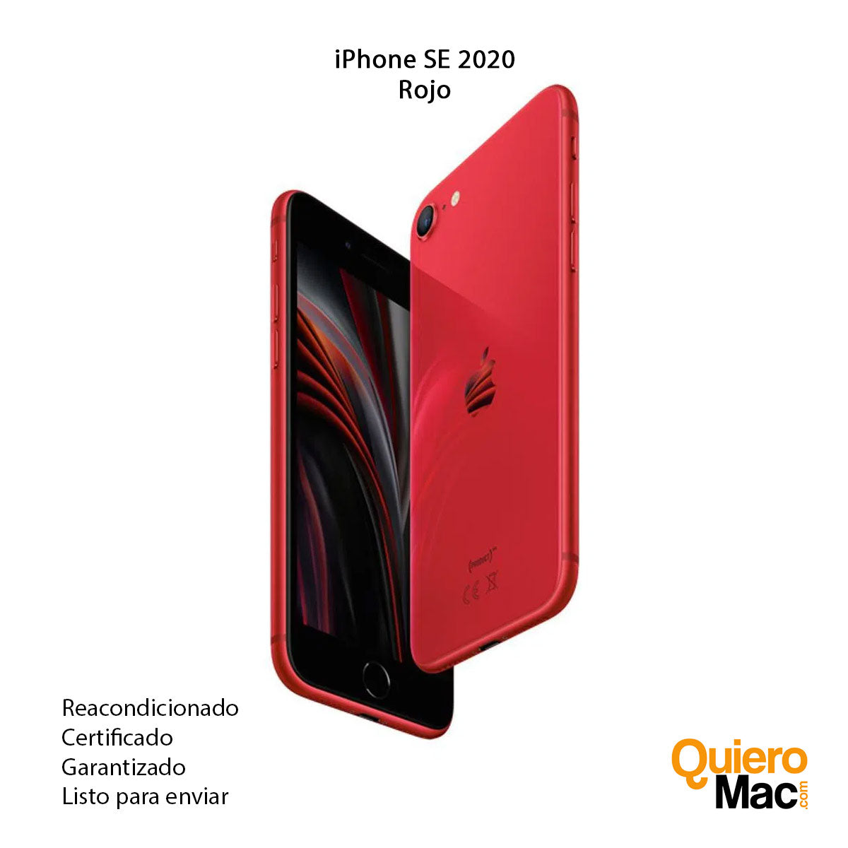 Celular Reacondicionado iPhone SE2020 Rojo 256GB 12 Meses De Garantía