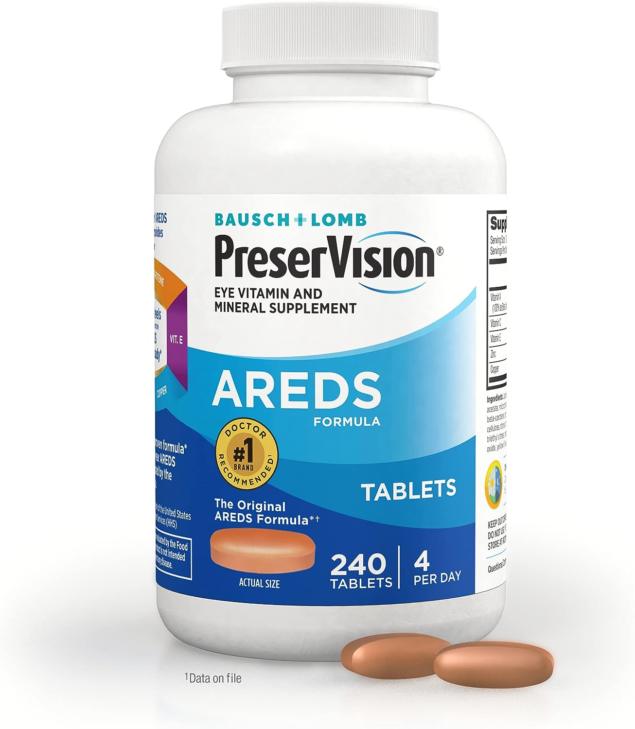PreserVision Areds Suplemento Vitamínico Mineral Ojos 240 Capsulas