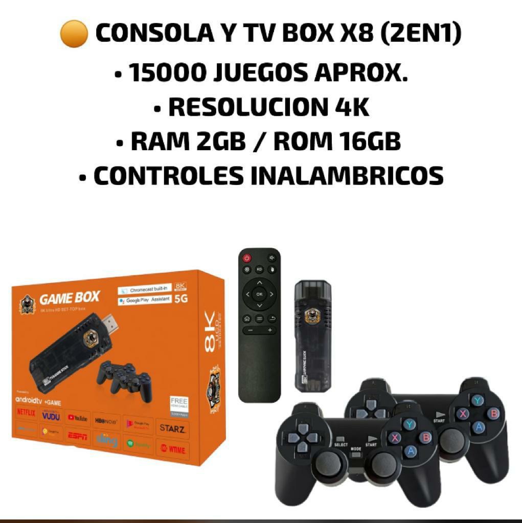 Consola Retro (Game Box+android TV)