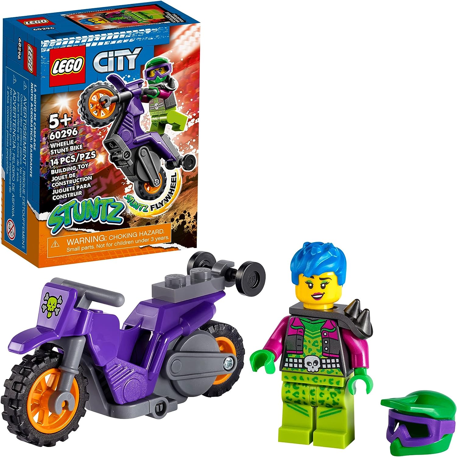 Lego City Stuntz 60296 14Pcs