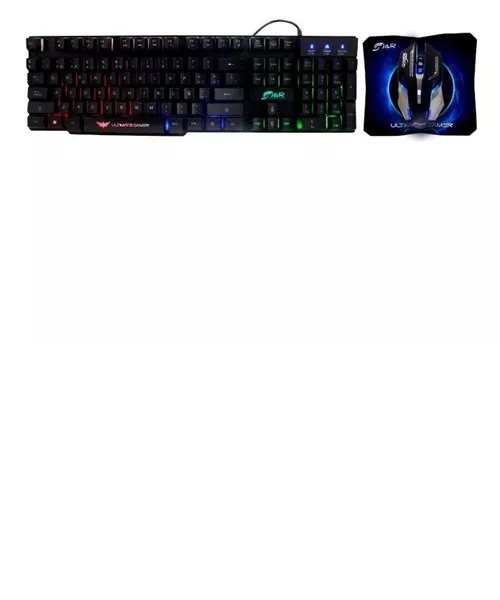 Diadema-mouse-pad Mouse Gamer 3 En 1 J & R