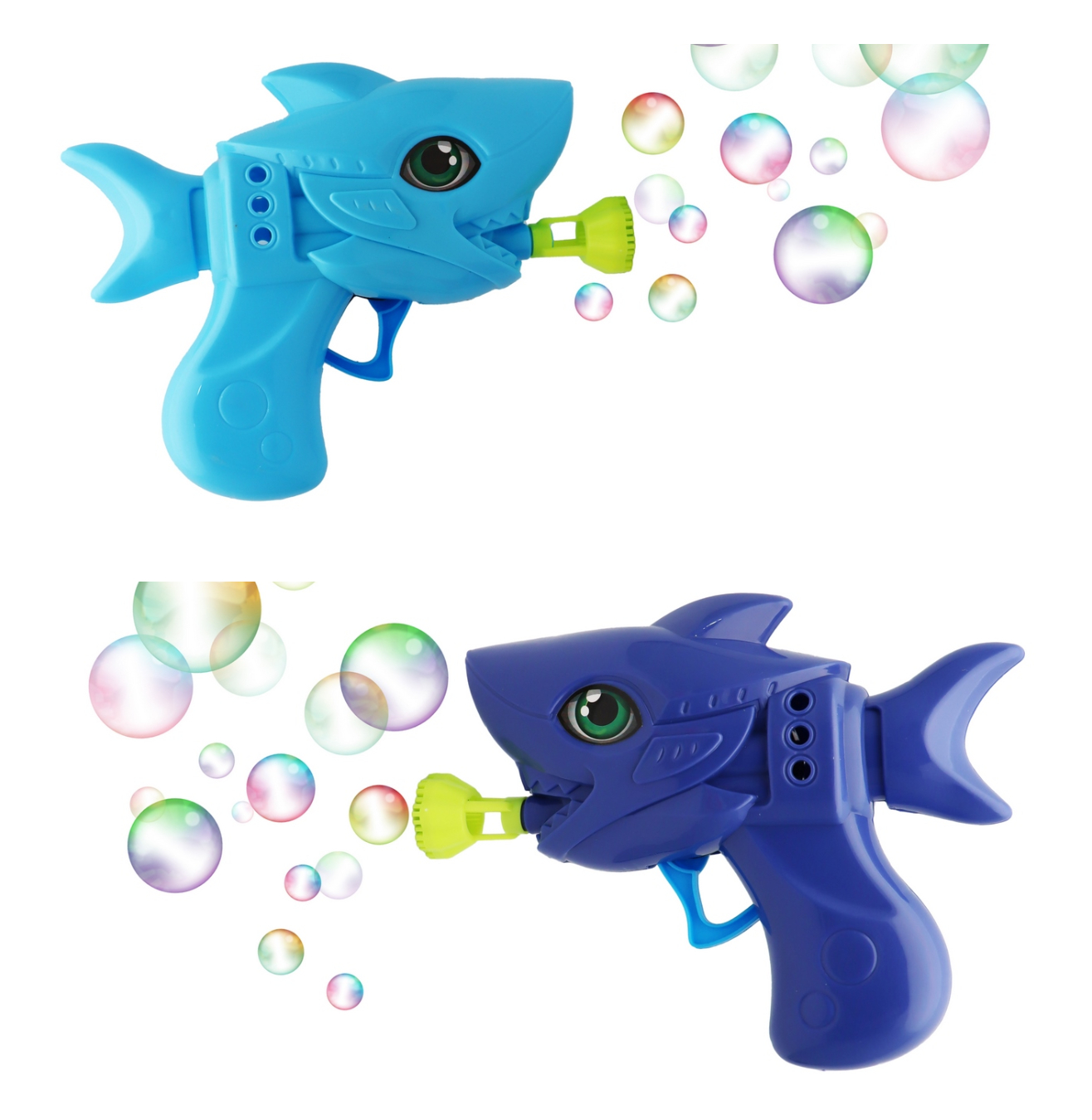Pistola Lanzador De Agua Tiburón Piscina + Liquido Jabonoso