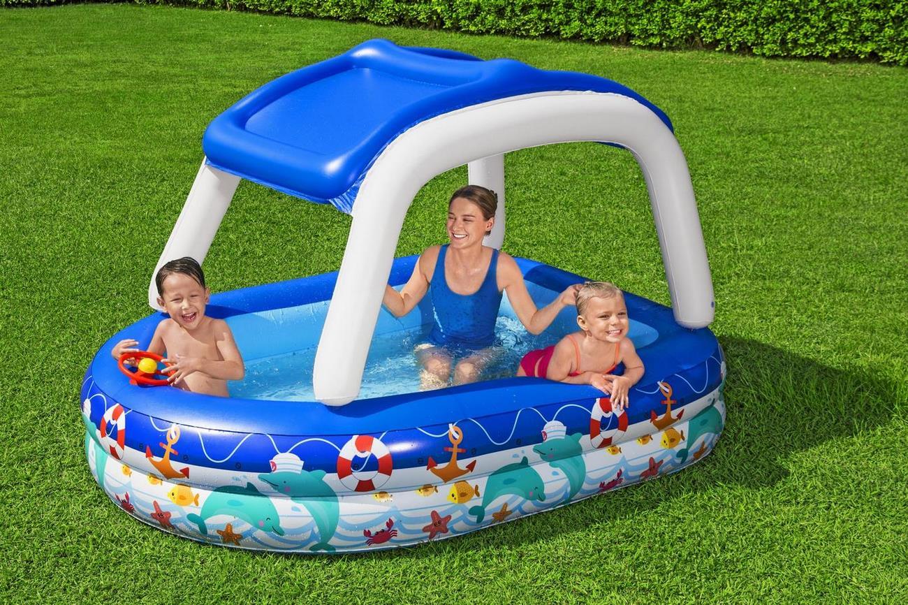 Alberca Piscina Inflable Techo Familiar Niños Bestway 54370