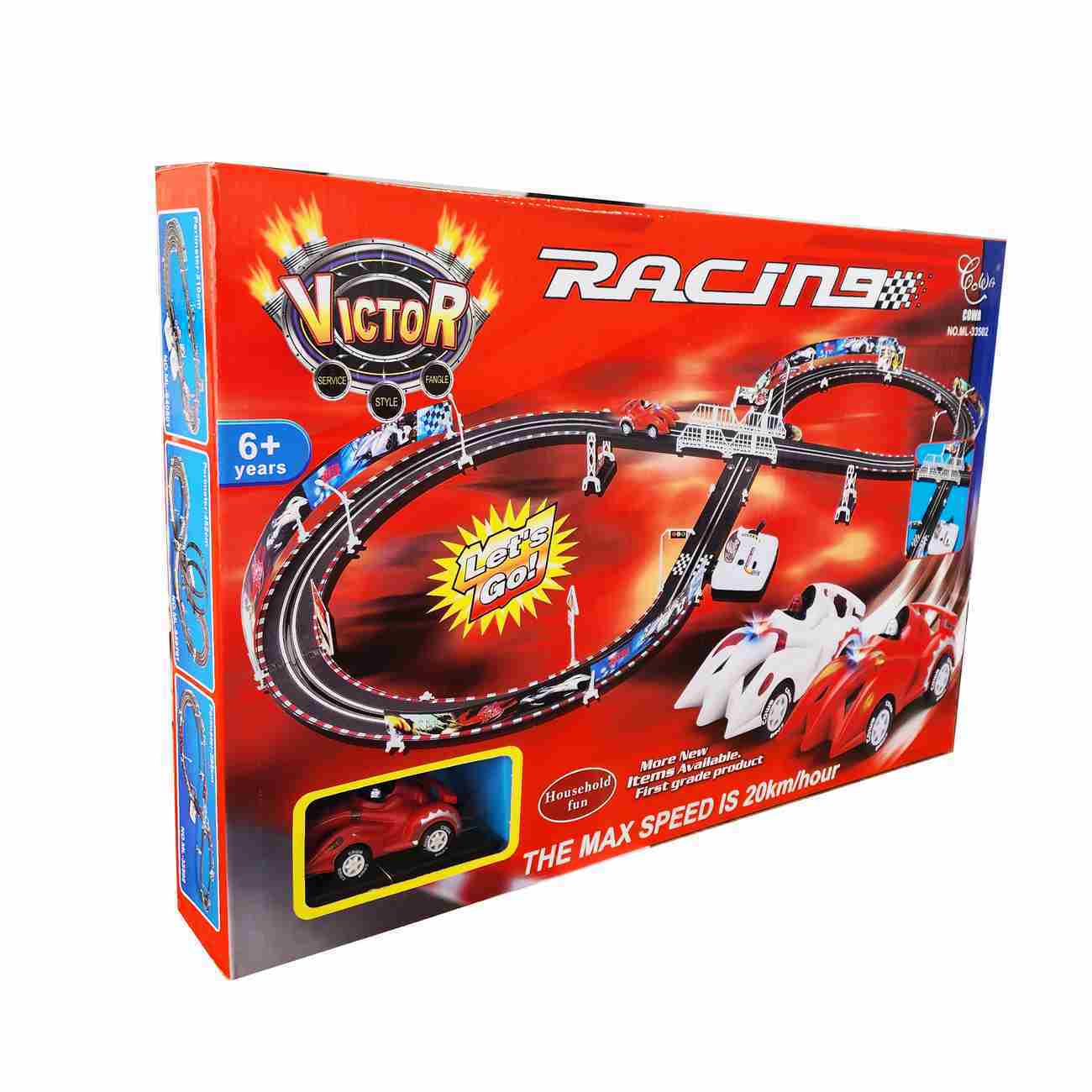 Pista Carro Set Armable Track Racing Juguete Niños + Bateria