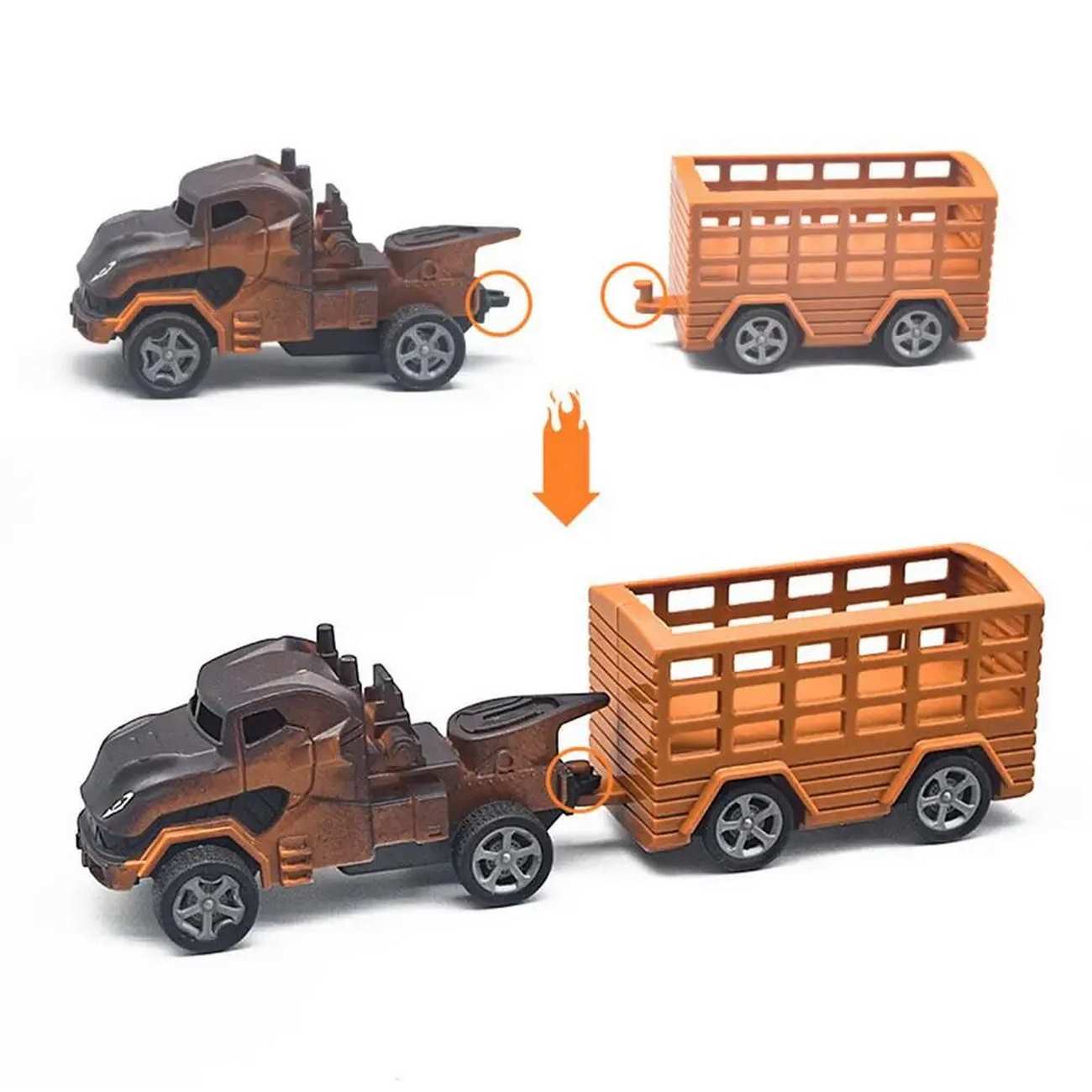 Carros Dinosaurios Kit De Impulso Juguete Didactico Niño 