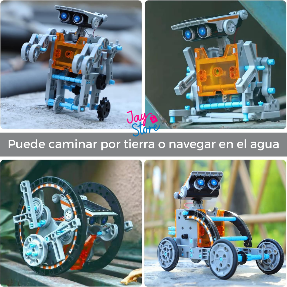 Kit Robot Solar 12 en 1 Juguete Educativo Aprendizaje