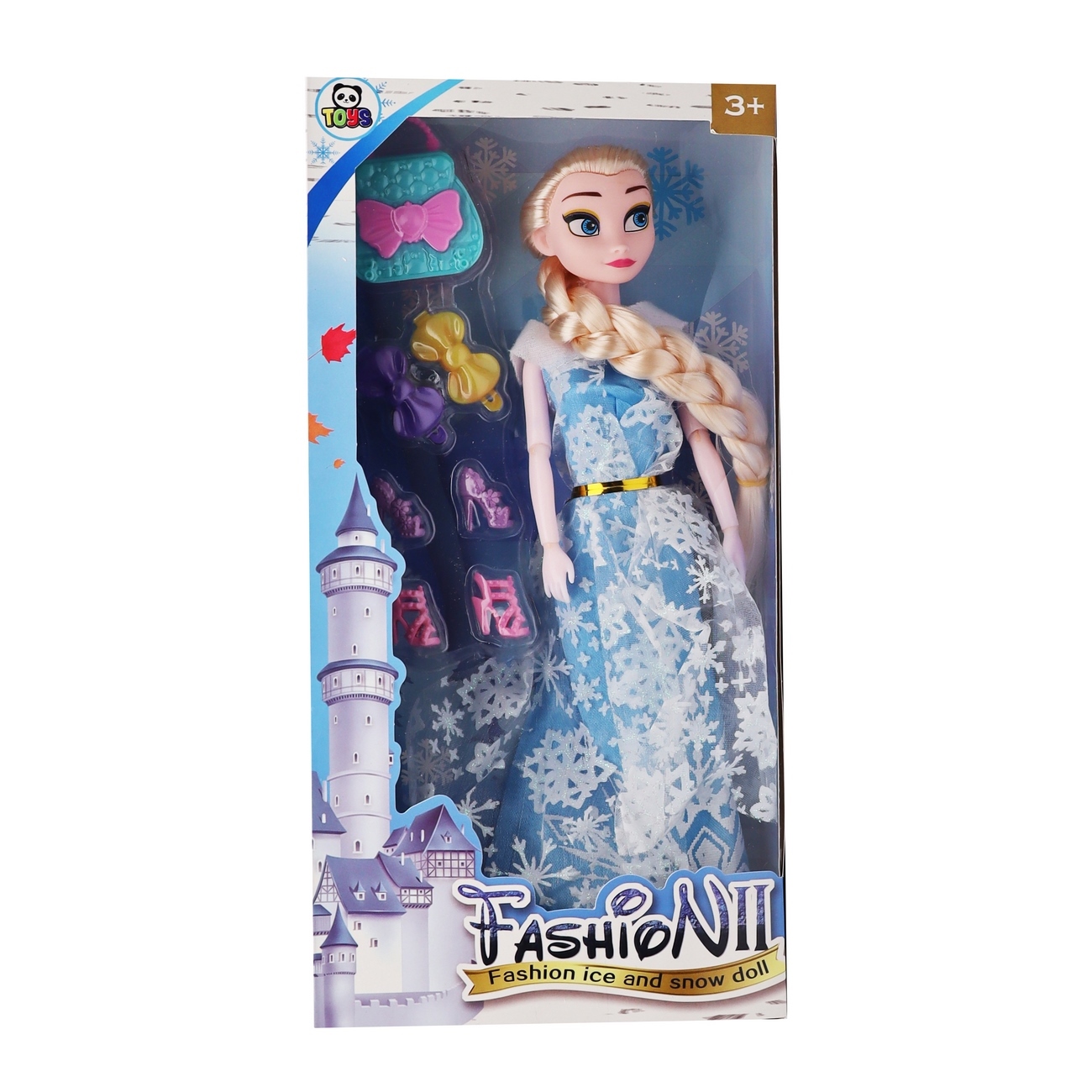 Muñeca Princesa Frozen Vestido Juguete Niñas + Accesorios 