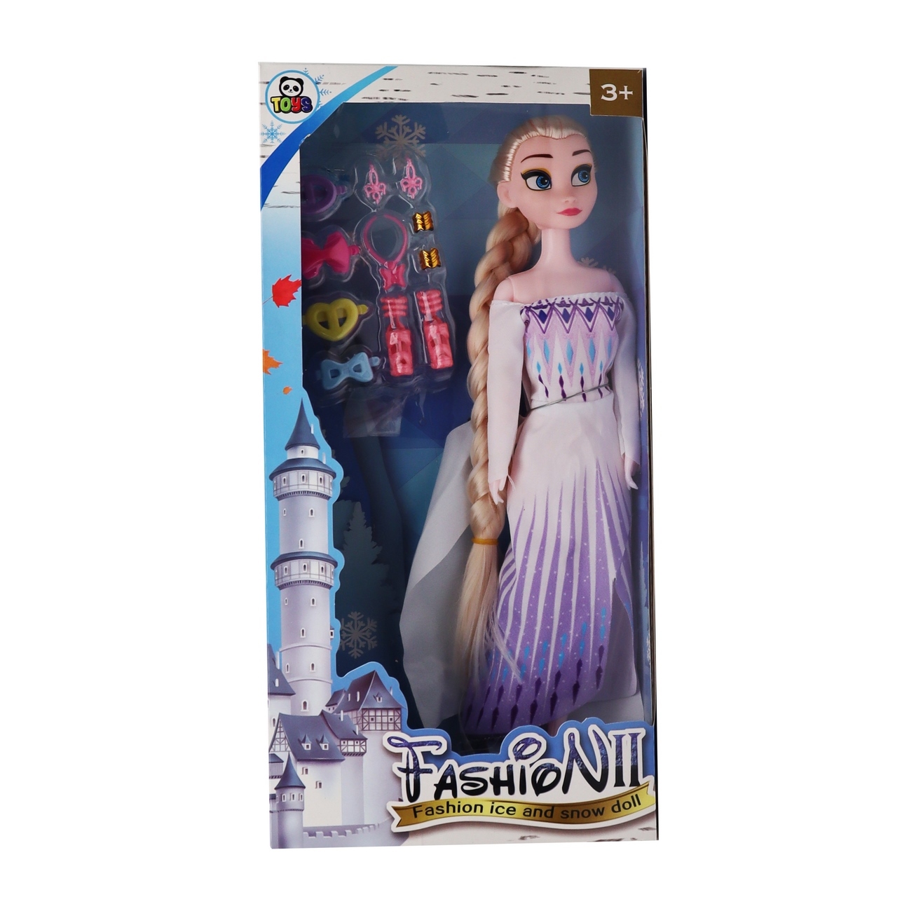 Muñeca Princesa Frozen Vestido Juguete Niñas + Accesorios 