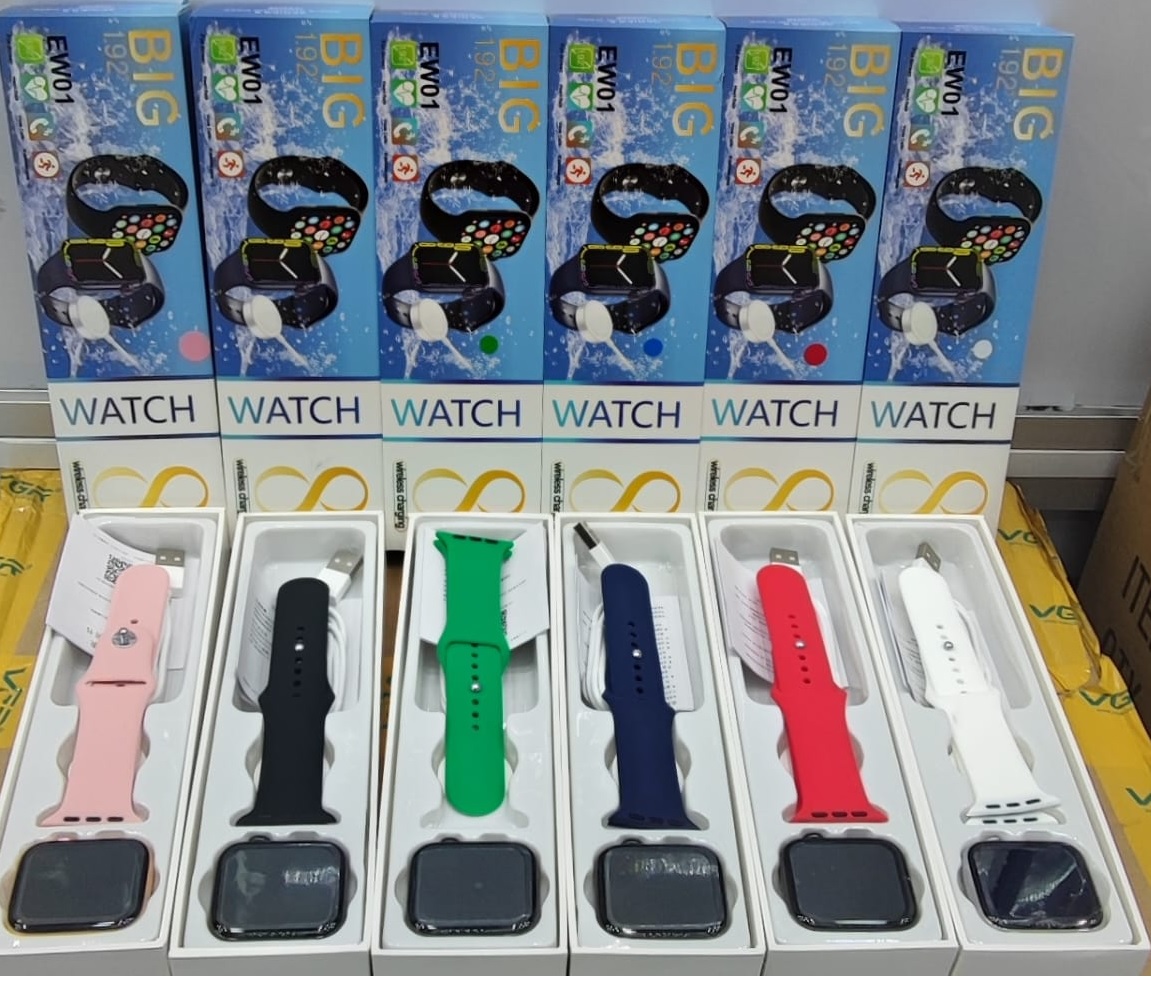 Smartwatch Reloj Inteligente EW01 Serie 8 x 1 Und - Blanco