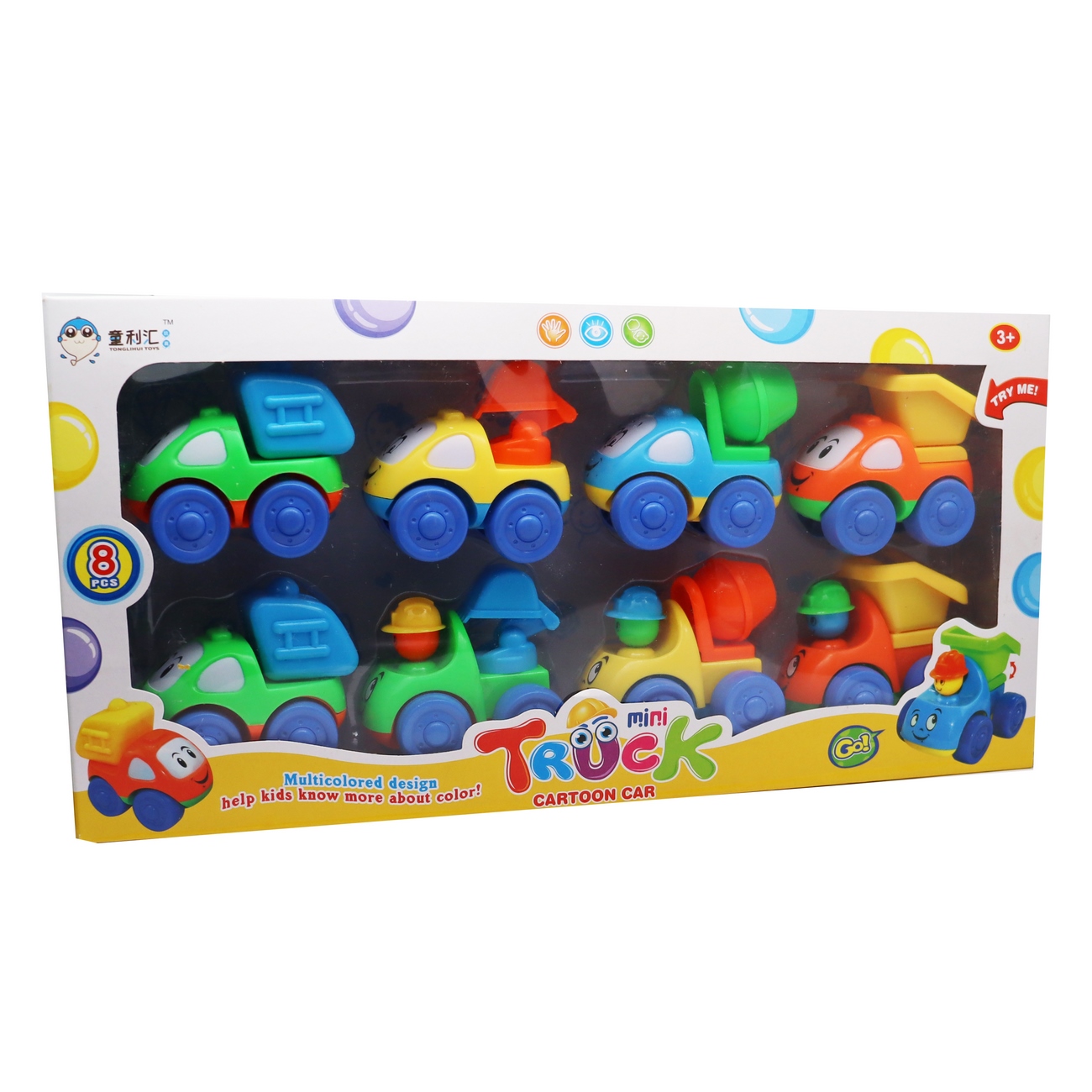 Carros De Impulso Colección Juguete Didactico Niños X 8 Pcs