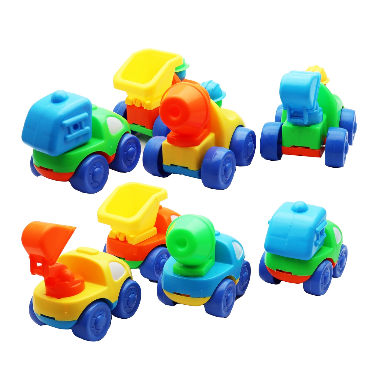 Carros De Impulso Colección Juguete Didactico Niños X 8 Pcs