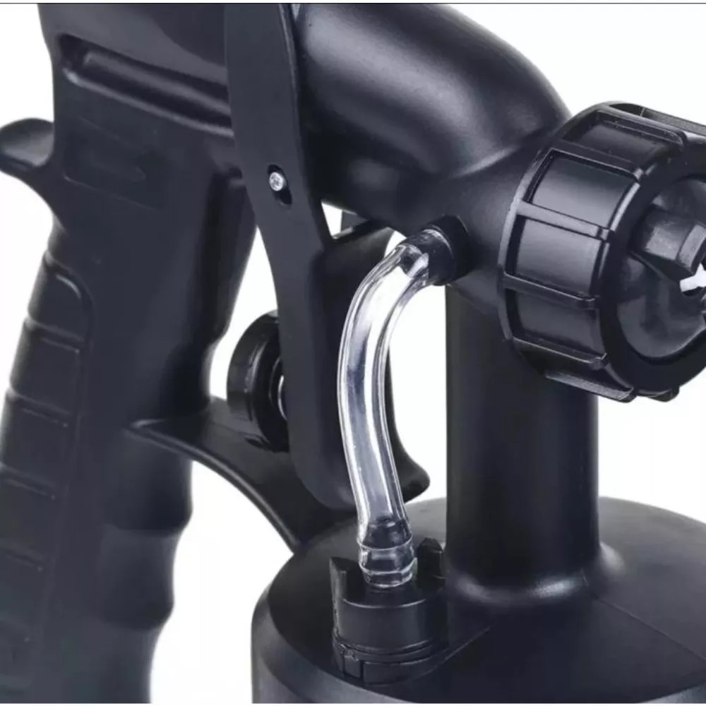 Pistola Para Pintar Compresor Paint Spray Sopladora Zoom Color Azul 110v