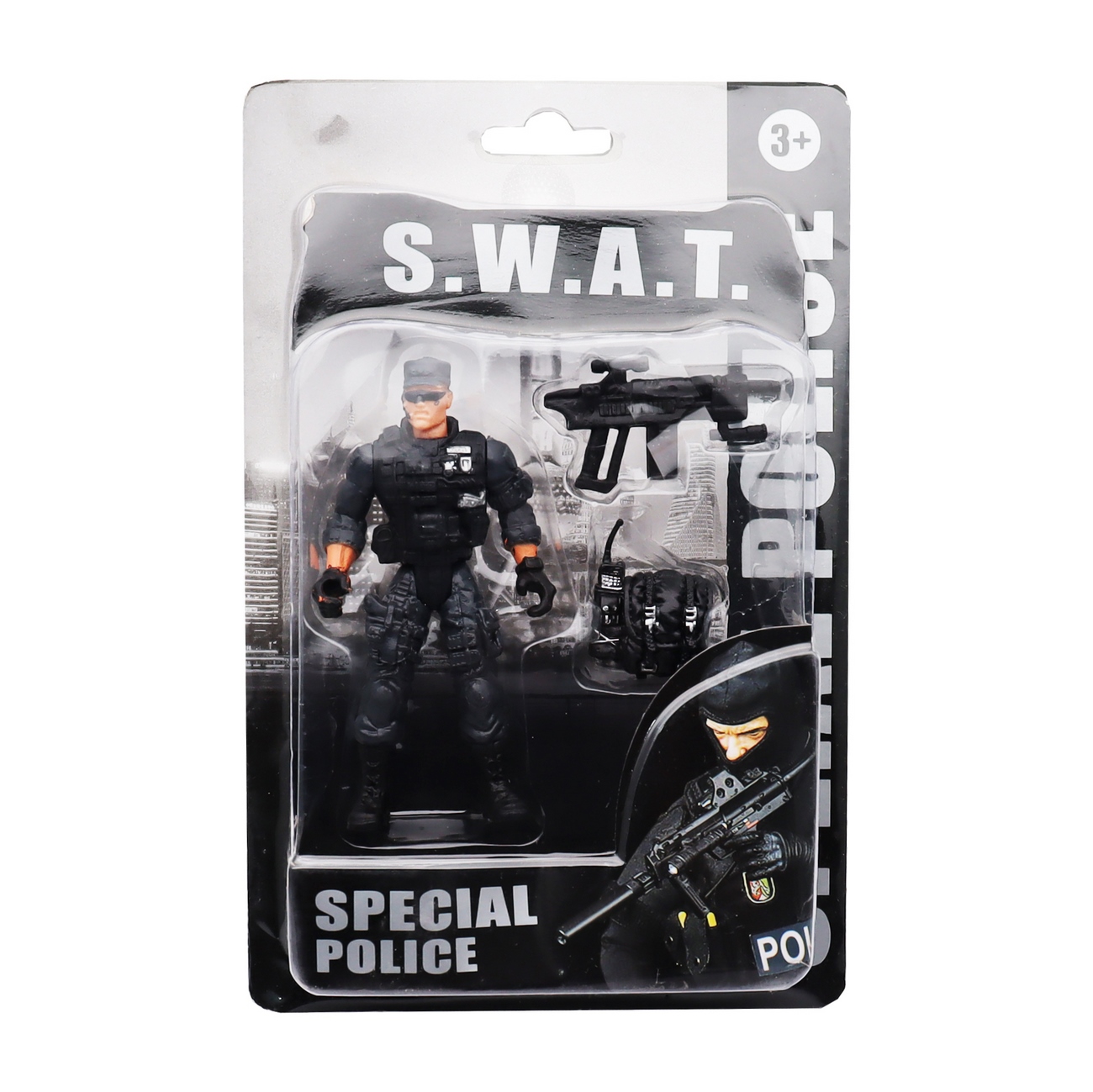 Soldado Policia Swat Acción Niños Juguete + Accesorios 