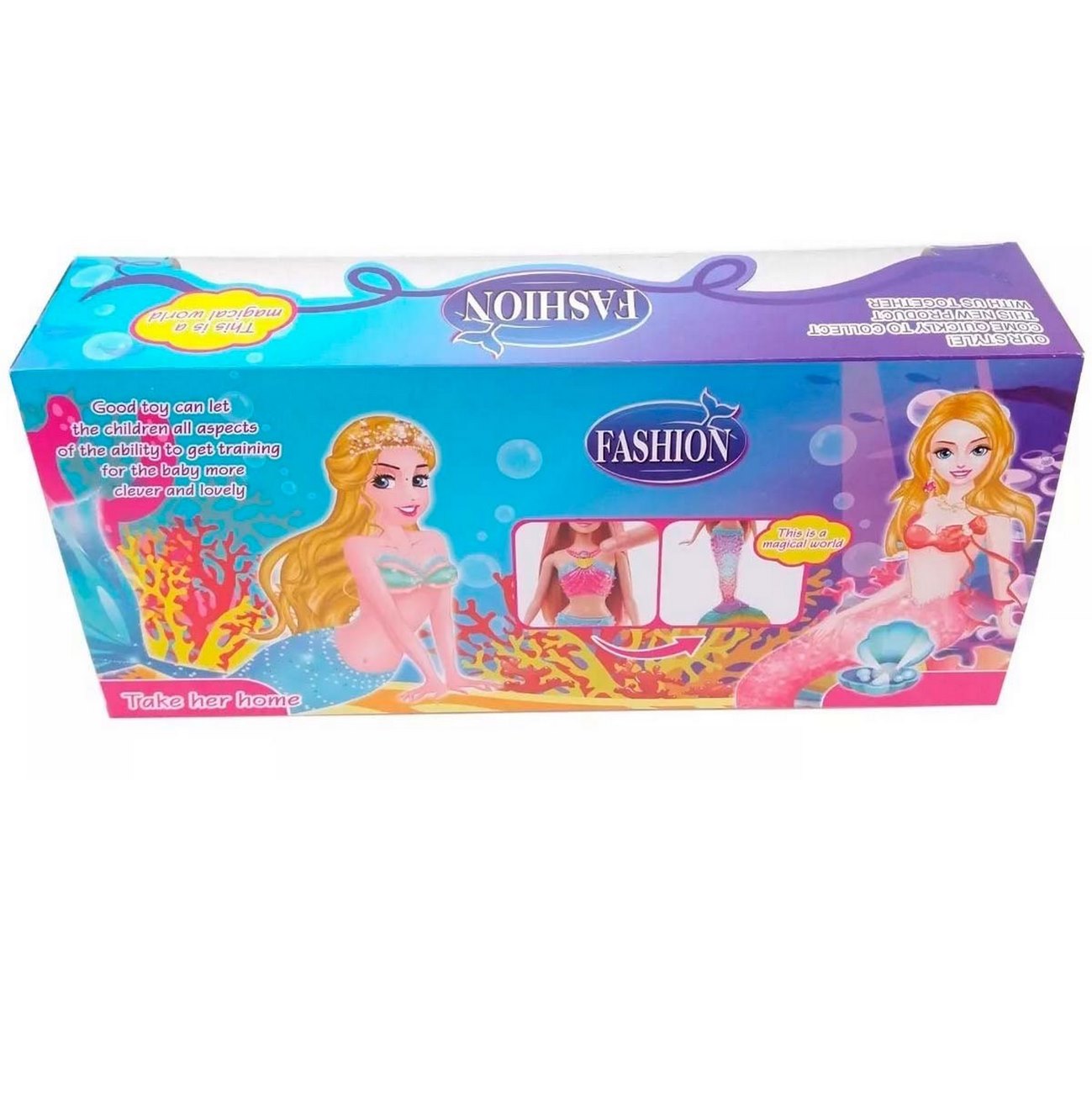 Muñeca Princesa Sirena Ariel Luces Niña Sonido + Baterias 